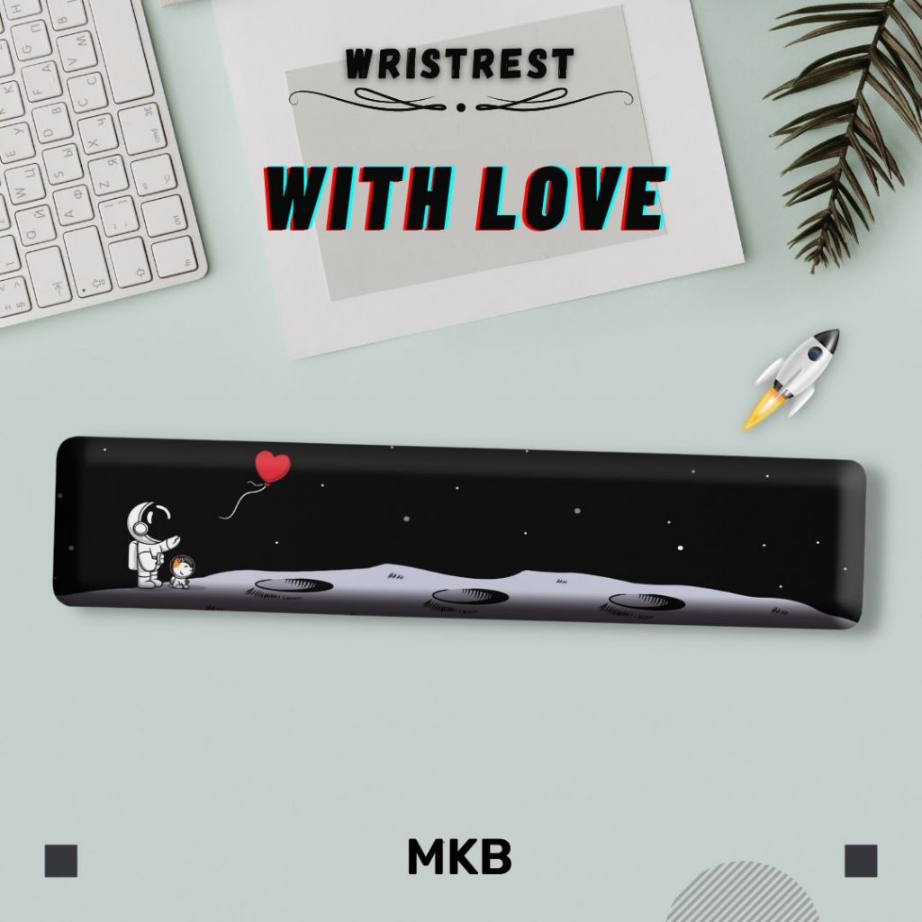 MKB With Love Ergonomic Wrist Rest (360mm x 75mm x 20mm) | Shopee Malaysia