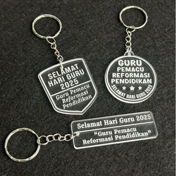 Keychain Selamat Hari Guru 2025 Guru Pemacu Reformasi Pendidikan