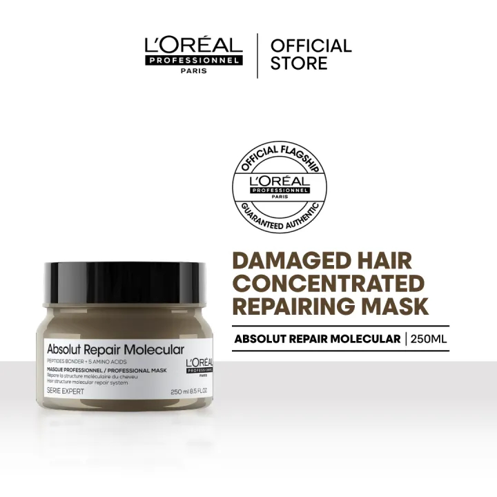 L’Oreal Professionnel SE Absolut Repair Molecular Rinse Off Hair Mask ...