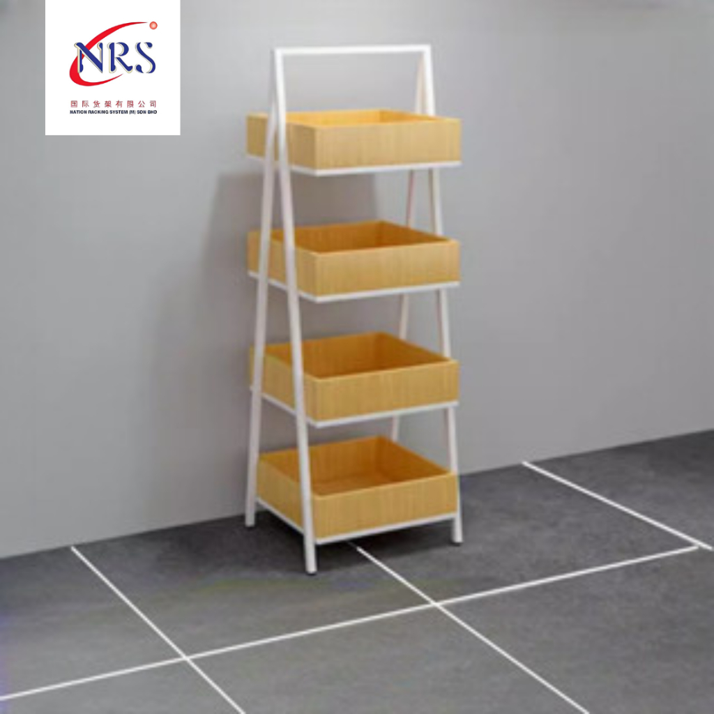 💎QUALITY CONTROL💎 3/4 BOX A STAND STORAGE RACK MULTI-LAYER FRAME TOP ...