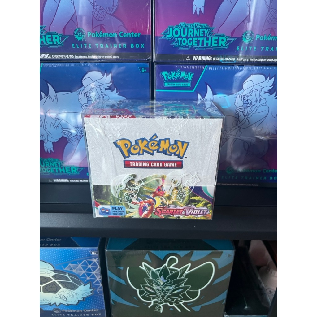 Scarlet & Violet Base Booster Box (SEALED + CASING) | LIMITED READY ...