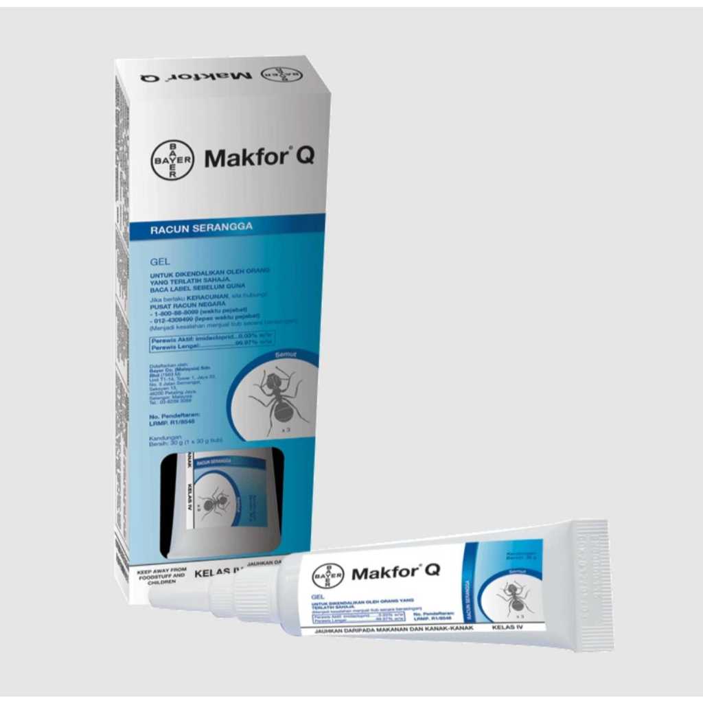 Bayer Makfor Q Ant Gel Bait / Racun Gel Penghapus Semut 30g | Shopee ...
