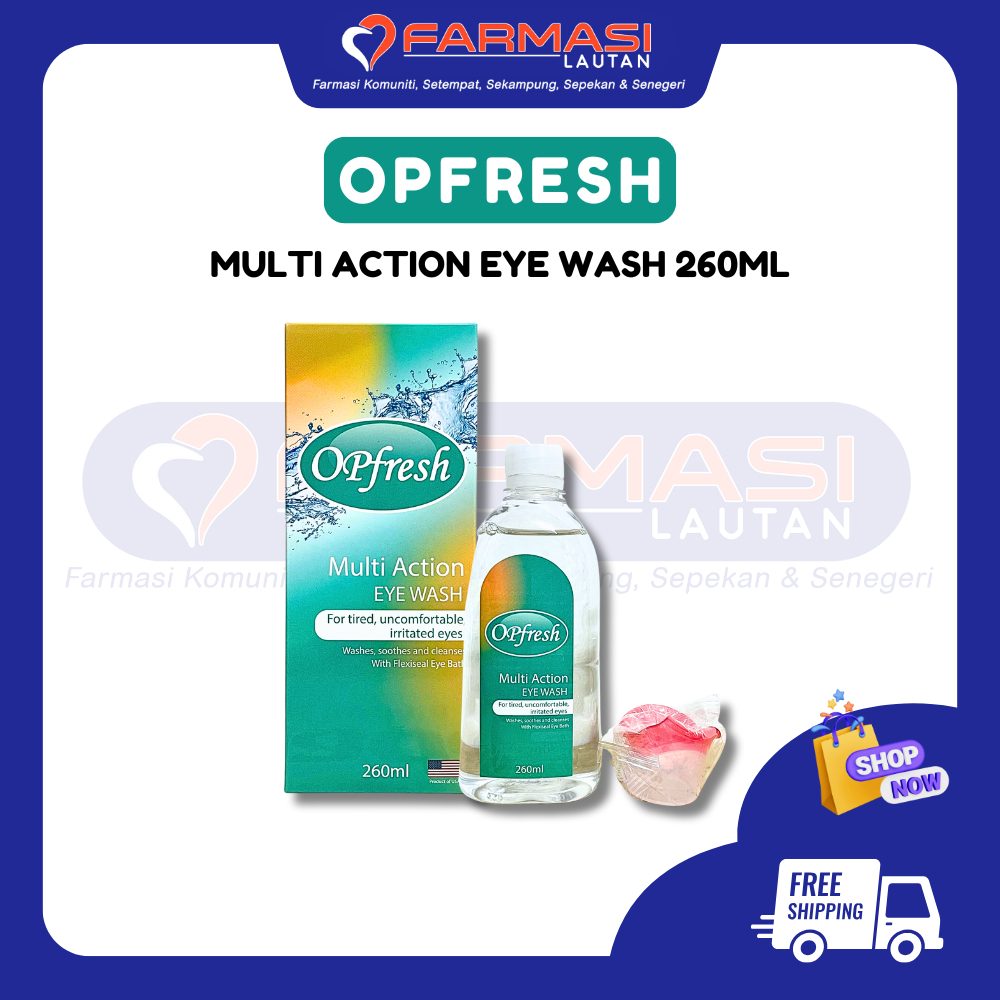 OPFRESH Multi Action Eye Wash 260mL [Optrex Eye Wash Alternative ...