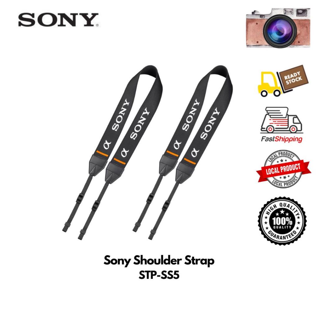 Sony Shoulder Strap STP-SS5 for All Sony Mirrorless Camera | Shopee ...