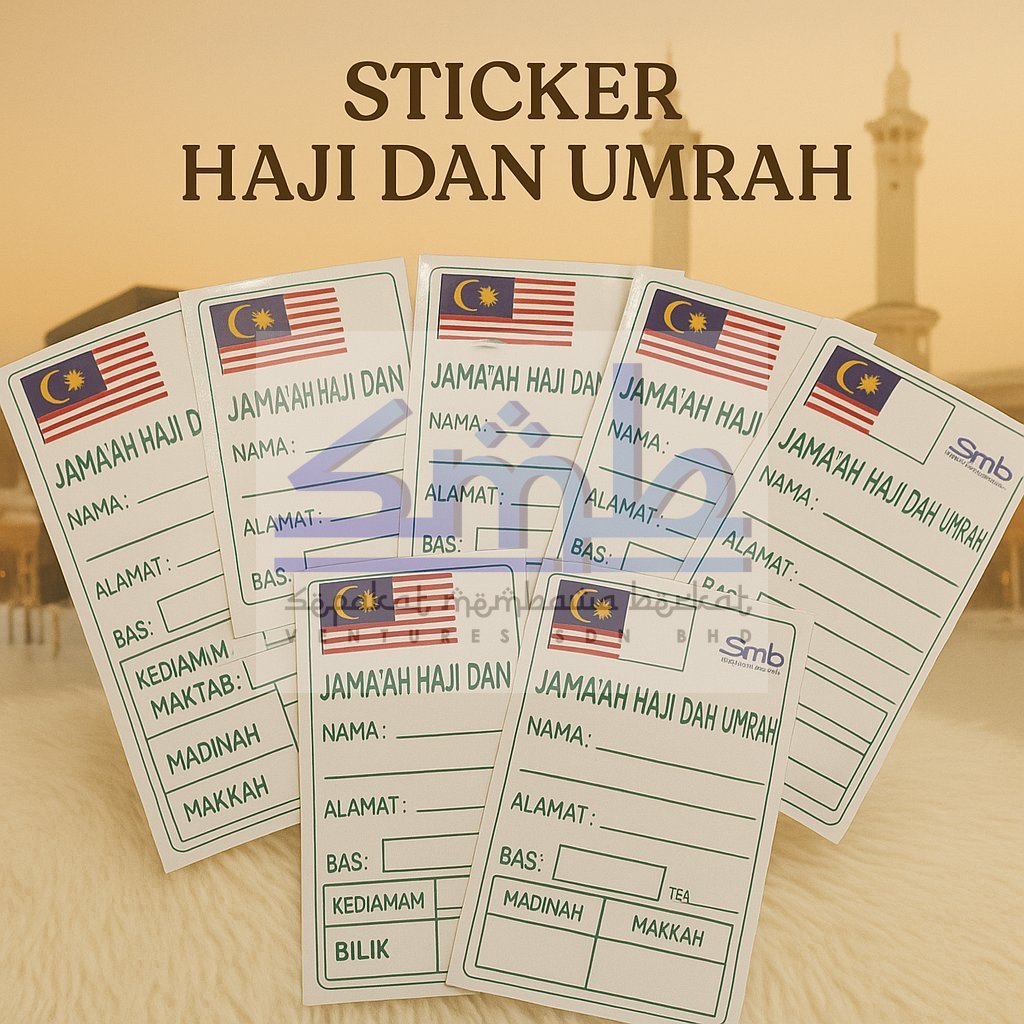 (AGM) Sticker Beg Haji Umrah / Pelekat Beg Haji Umrah | Shopee Malaysia