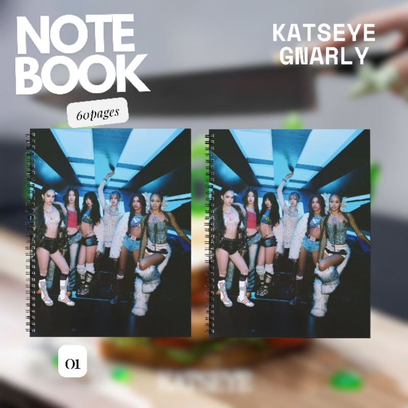 [KATSEYE] NOTEBOOK KATSEYE GNARLY SINGLE 60PAGES | Shopee Malaysia