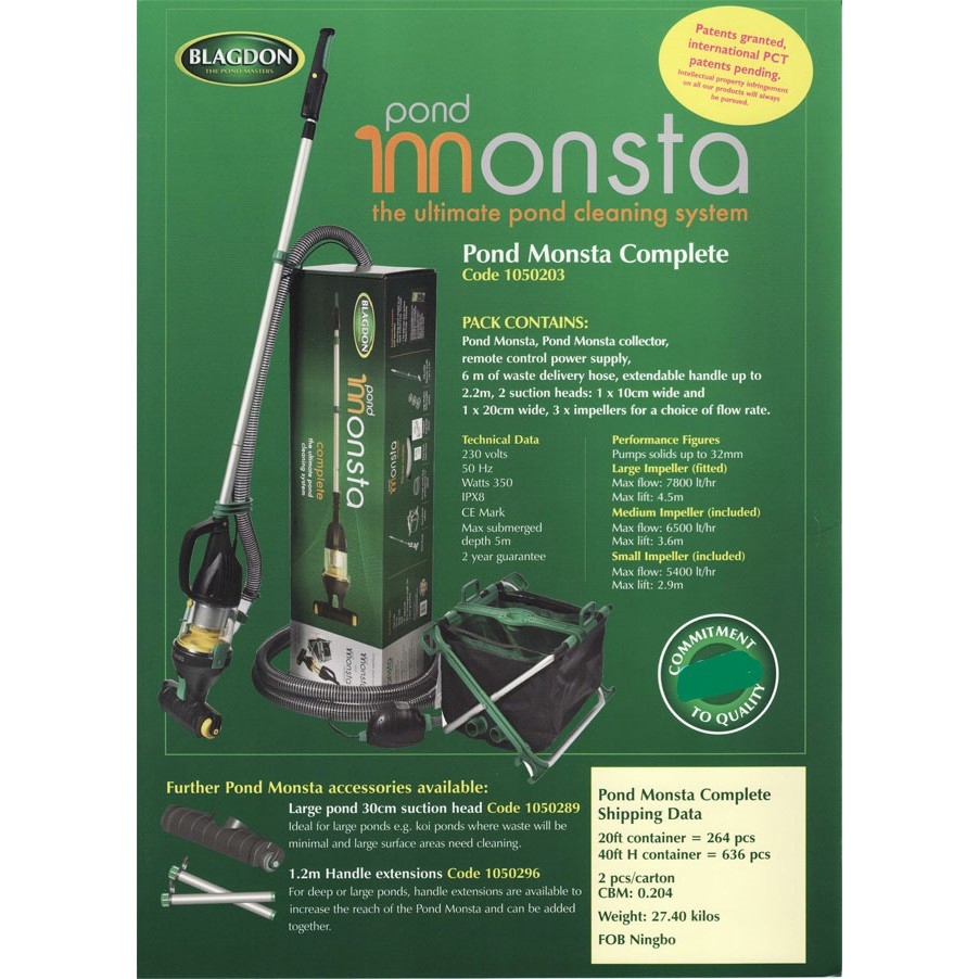 Product image BLAGDON POND MONSTA VACUUM CLEANER SYSTEM 4