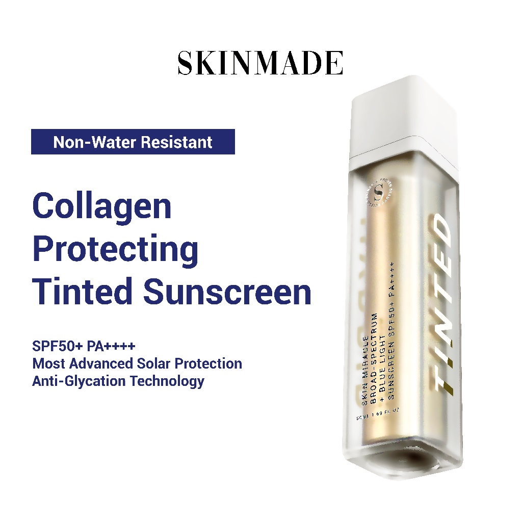 SKINMADE Skin Miracle Tinted Sunscreen SPF50 PA++++ - Anti-Glycation ...