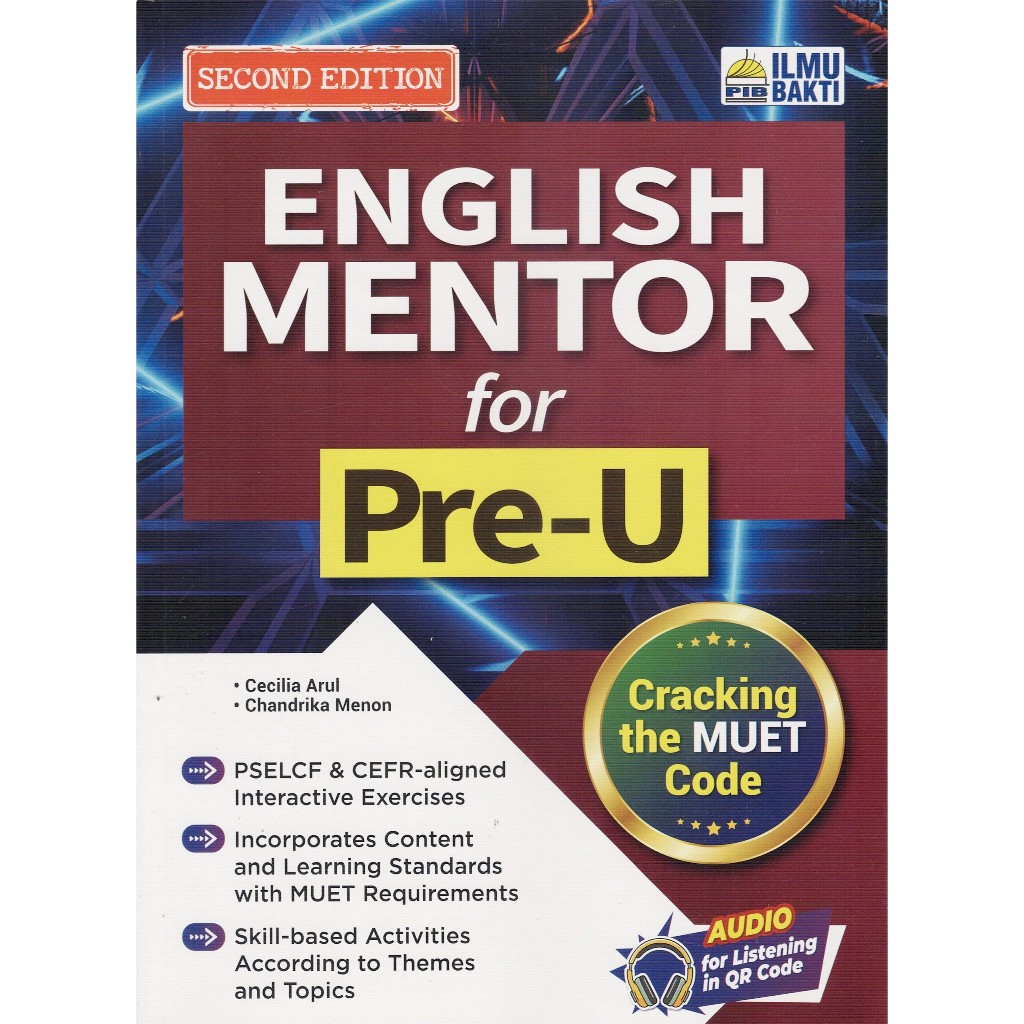BUKU RUJUKAN ( 2025 ) ENGLISH MENTOR FOR PREU ( CRACKING THE MUET(00)