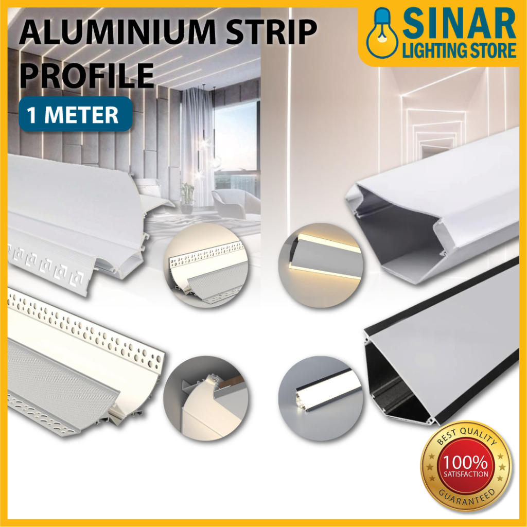 Aluminium Profile Special Shape Strip Light Casing Ceiling Corner Light ...