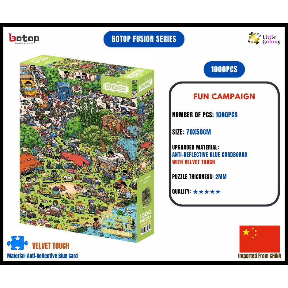 [ReadyStock][Blue Card] Botop Jigsaw Puzzle 1000PCS (70X50CM) - Botop ...