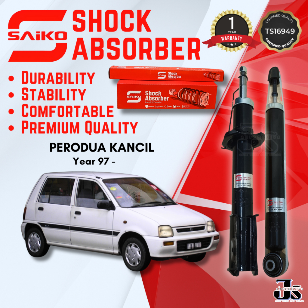 SAIKO ORIGINAL PERODUA KANCIL - Shock Absorber FRONT & REAR DEPAN ...