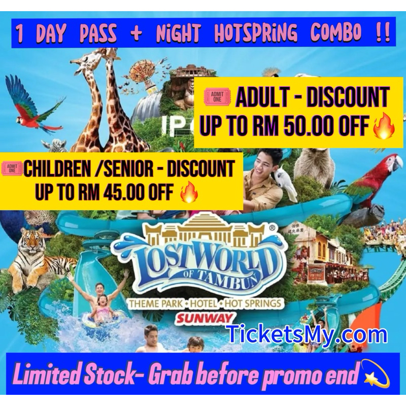 Tambun Lost World Ticket Price – FBUGM