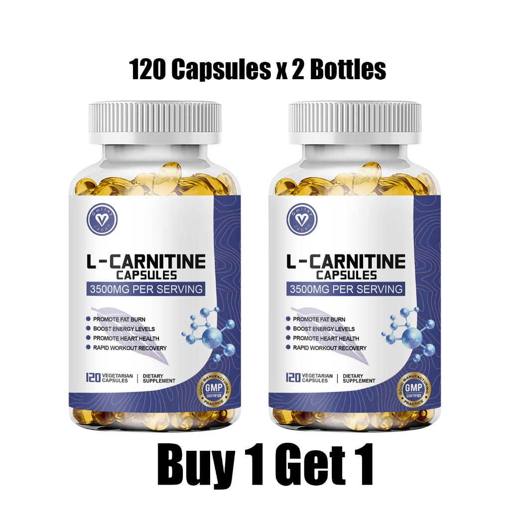 Omilay L-Carnitine Capsule Fat Burner Support Weight Management Supplement  Capsules 120PCS | Shopee Malaysia