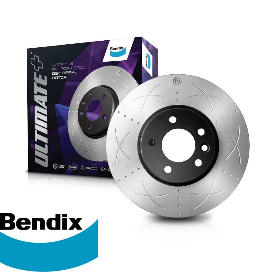 【SABAH】Bendix Ultimate Front Disc Rotor for Perodua Axia Bezza Myvi ...