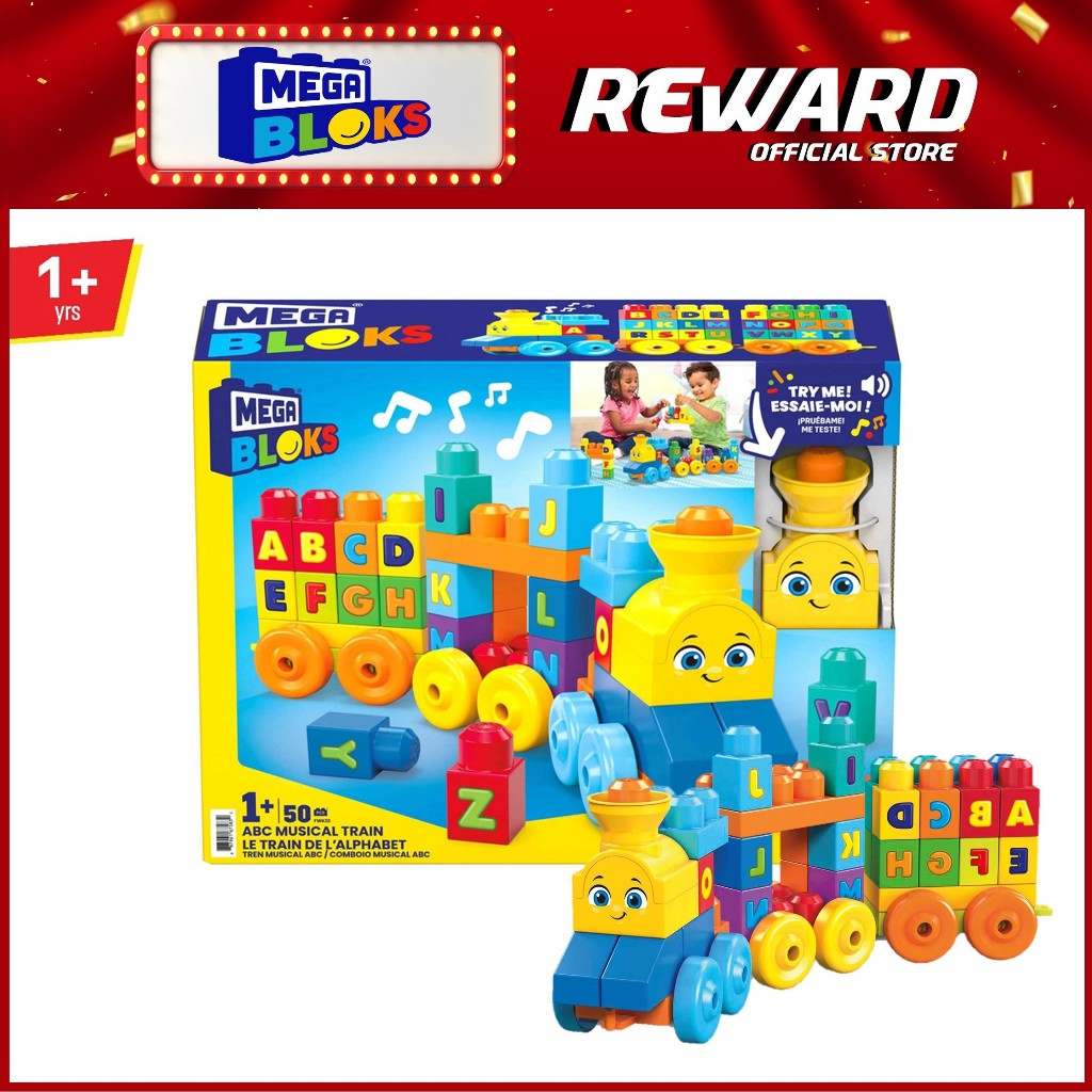 Mattel MEGA Bloks ABC Musical Train FWK22 | Shopee Malaysia