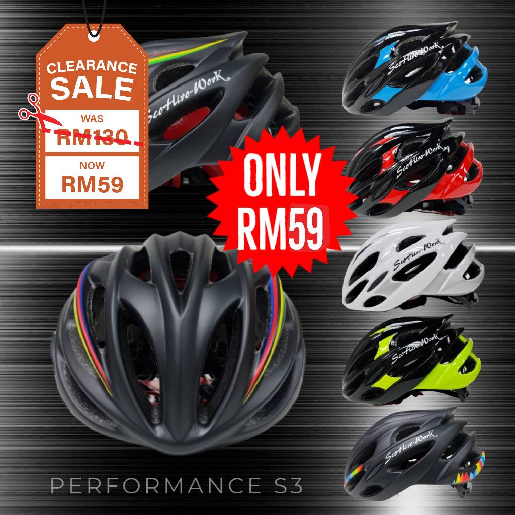 🔥Ready Stock🔥Cycling Helmets Performance S3 Helmet Road Bike MTB RB ...