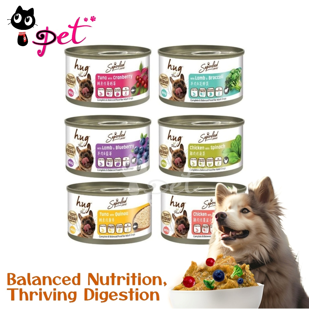 Hug Plus Superfood - Dog Wet Food / Fruit and Vegetable Series (90g ...