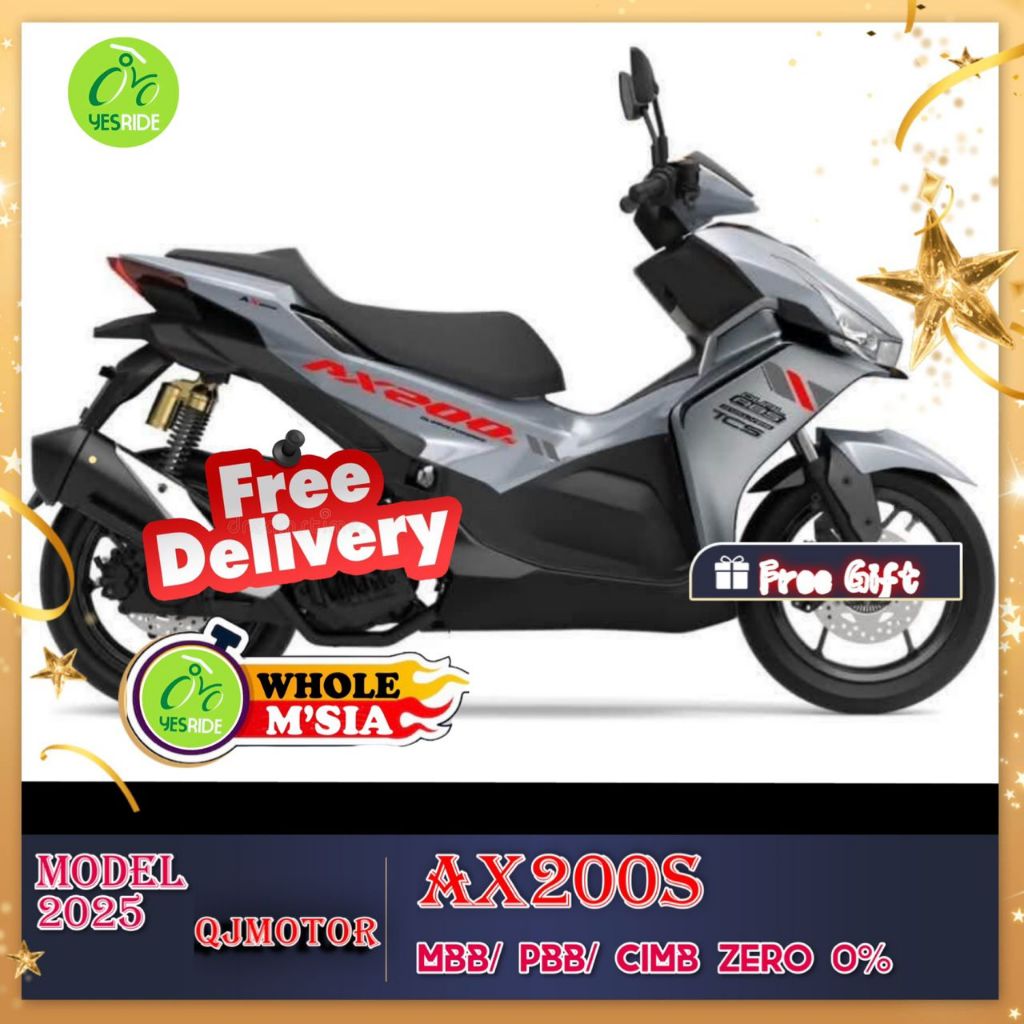 QJMOTOR AX200S New Model 2026 | Shopee Malaysia
