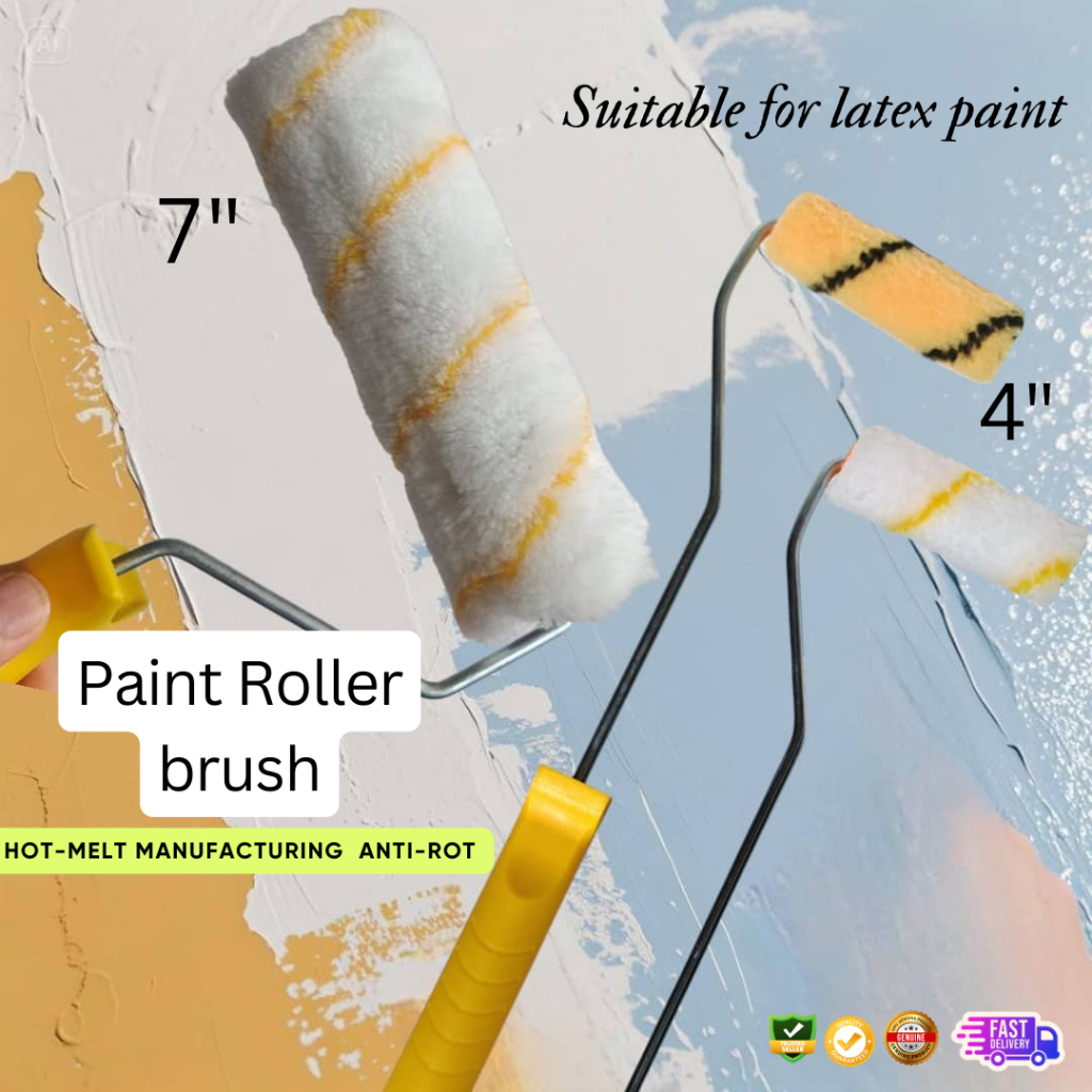 PAINT ROLLER BRUSH/LATEX PAINT ROLLER/HOME PAINTING ROLLER BRUSH/ANTI ...