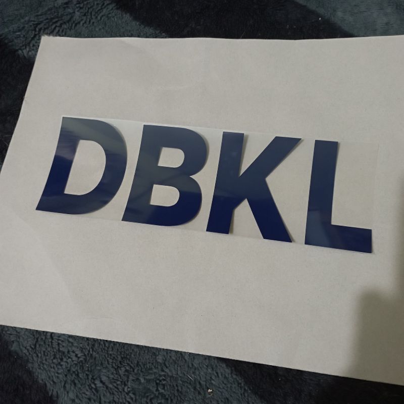 (PATCH SAHAJA) SPONSOR DBKL - UNTUK JERSI KL CITY FC | Shopee Malaysia