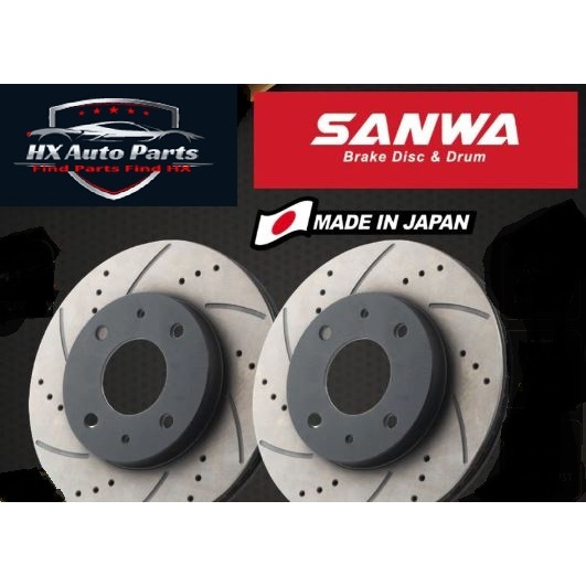 GENUINE SANWA JAPAN SPORT DISC ROTOR FOR FRONT~ HONDA CIVIC FC TEA ...