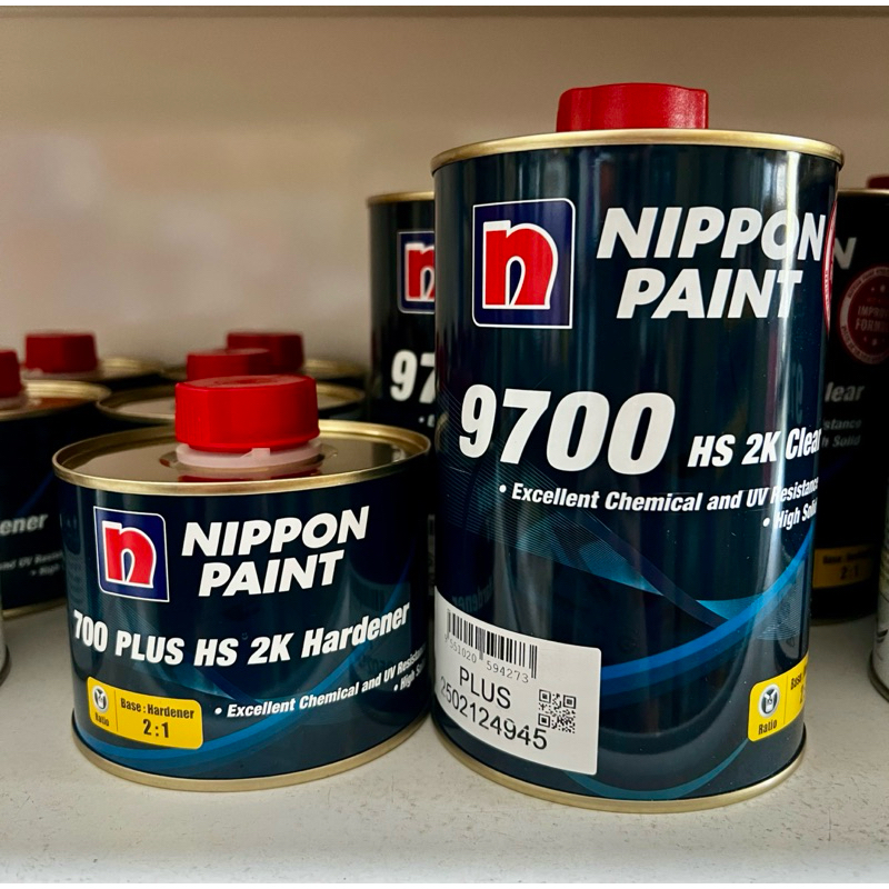 Nippon Paint 9700 Plus 2.1 2K High Solid Clear With Hardener-1set ...
