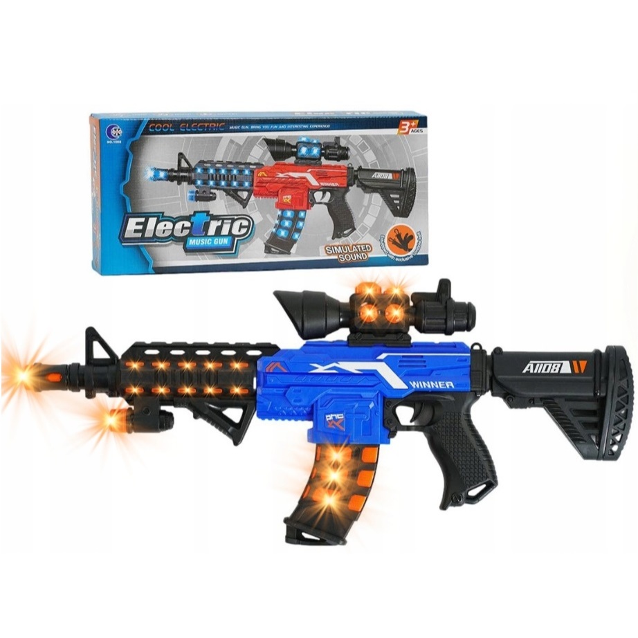 Electric Music Gun With Simulated Sound And Flashing Light Combined ...