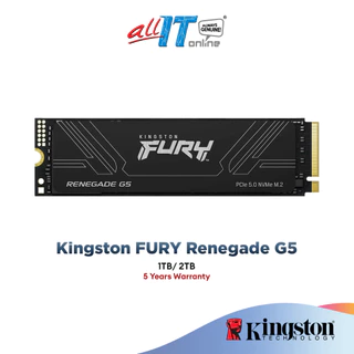 Kingston FURY Renegade G5 PCIe 5.0 NVMe M.2 SSD (1TB / 2TB)