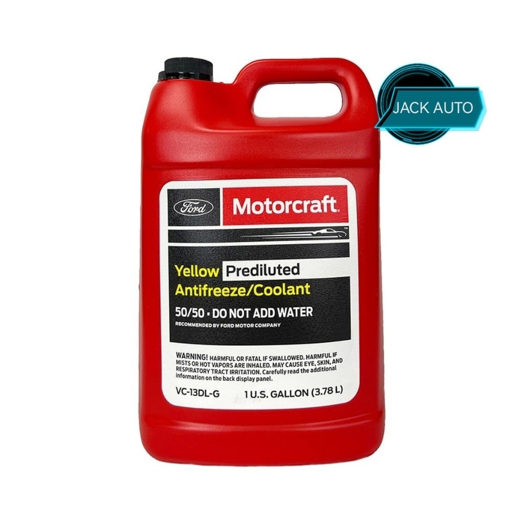 ORIGINAL FORD LONG LIFE COOLANT 3.78L (MOTORCRAFT) (YELLOW PREDILUTED ...