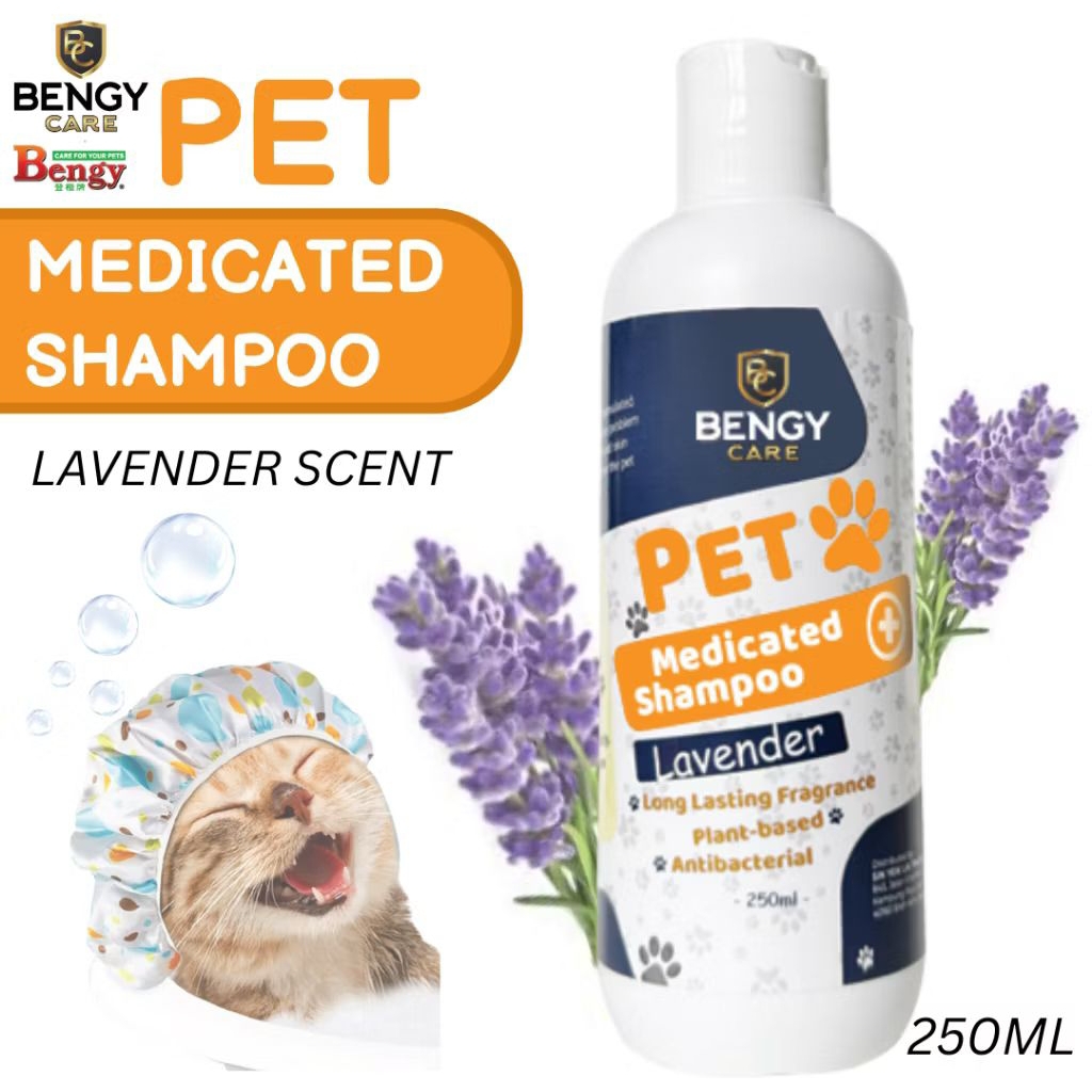 Bengy Care Pet Medicated Shampoo Lavender 250ml | Shopee Malaysia