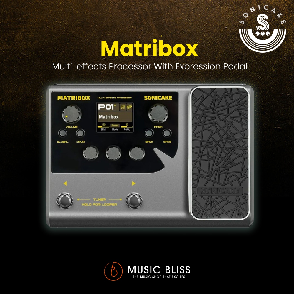 Sonicake QME-50 Matribox Multi-effects Processor With Expression Pedal ...