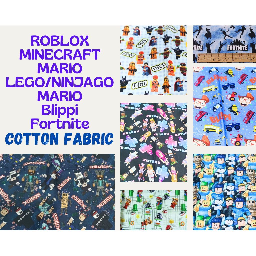 Kain Cotton kartun/Designer Cotton Fabric for DIY Craft Clothing