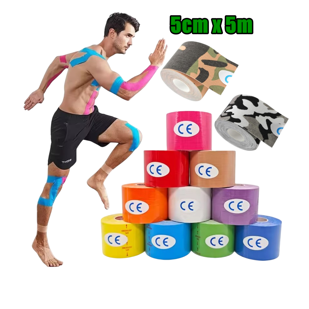 Kinesiology Tape Elastic Sports Tape 5cm x 5m KT Tape Kinesio Tape ...