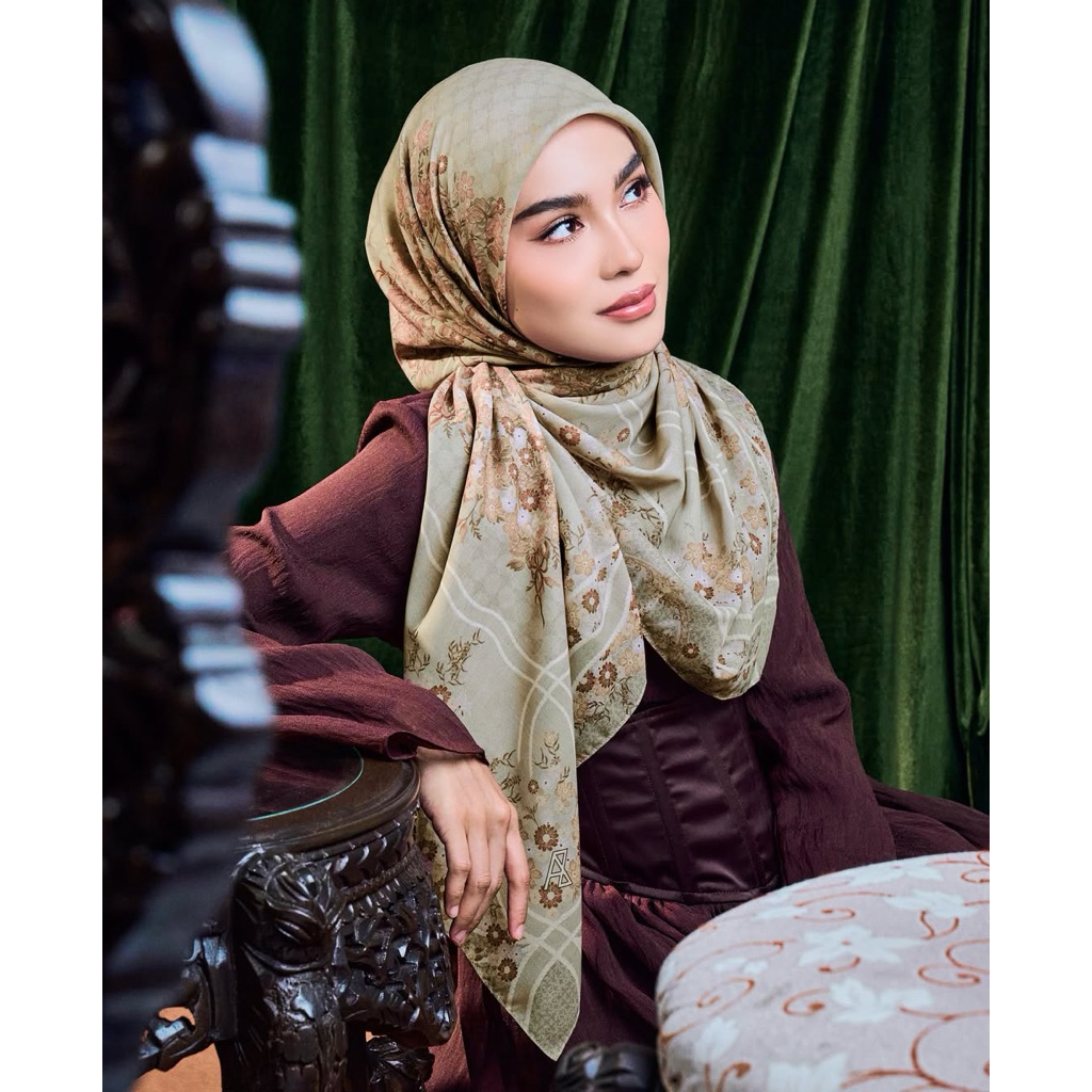 AMEERAZAINI TUDUNG BAWAL PRINTED BIDANG 47