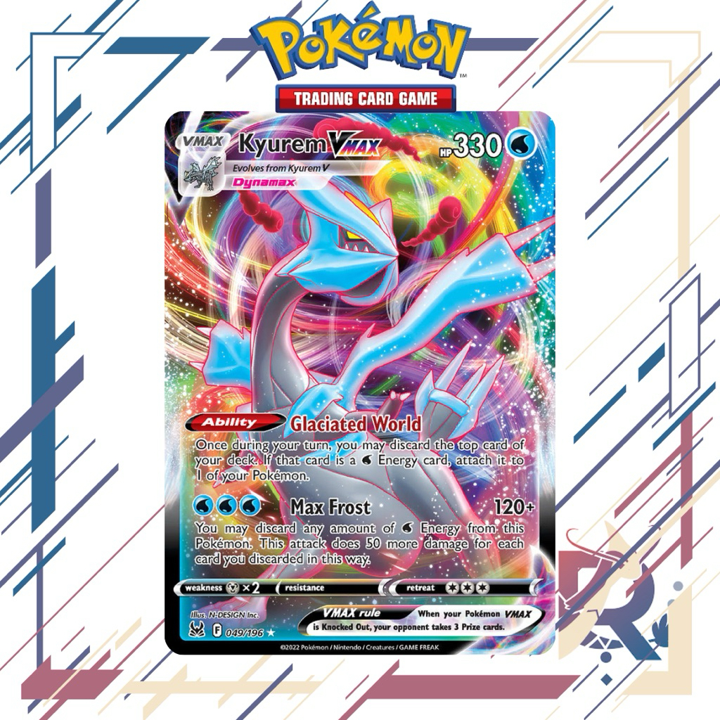 pokemon alphabet flash cards Amazon.com: Pokemon - Kyurem Vmax - 49/196 - Lost Origin