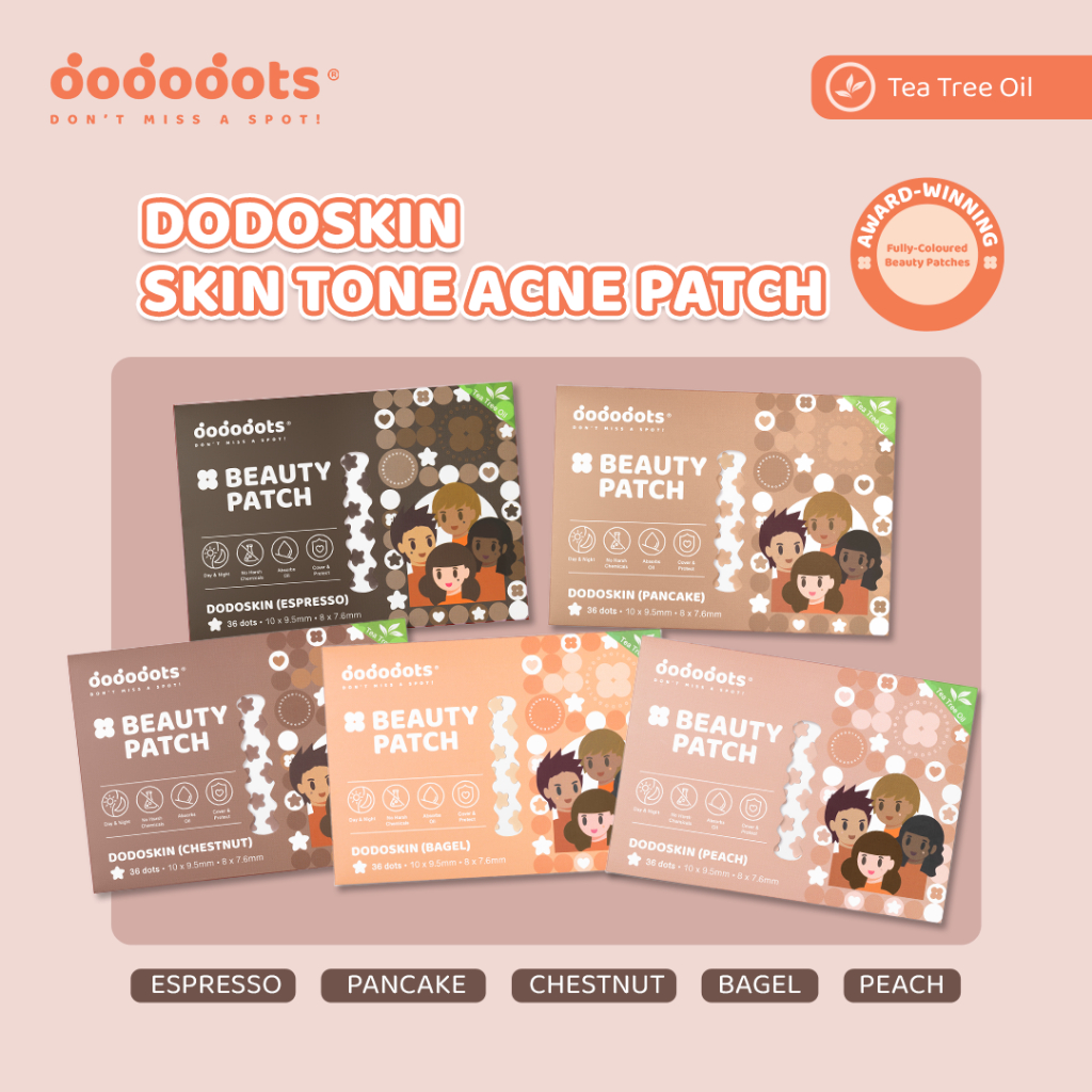 Dododots Pimple Patch - Fast Healing Ultra-Thin Waterproof Hydrocolloid ...