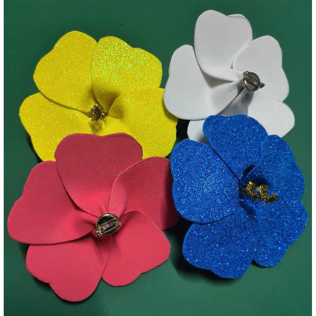 Set(4color) bunga raya merdeka hari malaysia | Shopee Malaysia