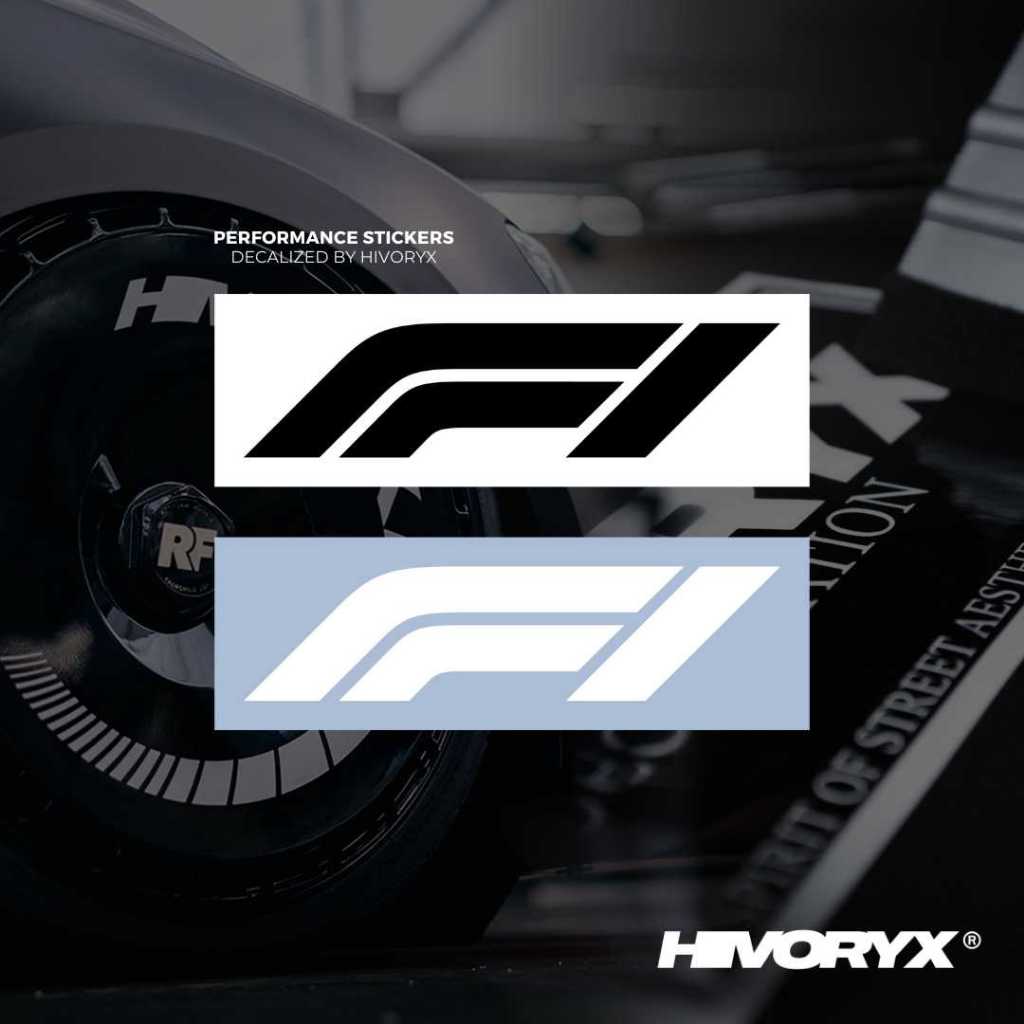 「F1 FORMULA ONE」PERFORMANCE MODIFICATION SERIES CAR DECAL AUTOMOTIVE ...