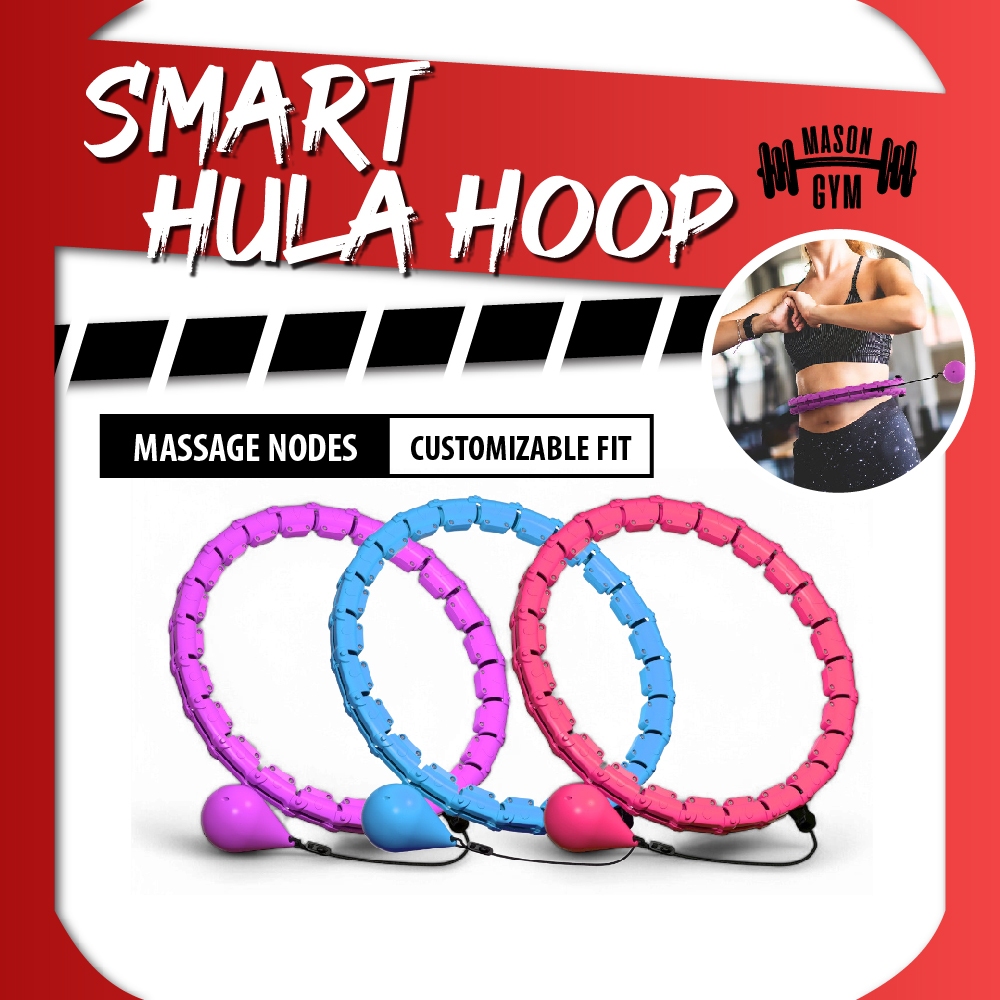 Smart Hula Hoop Adjustable Fitness Equipment Waist Gym Hola Hoop Gelung ...