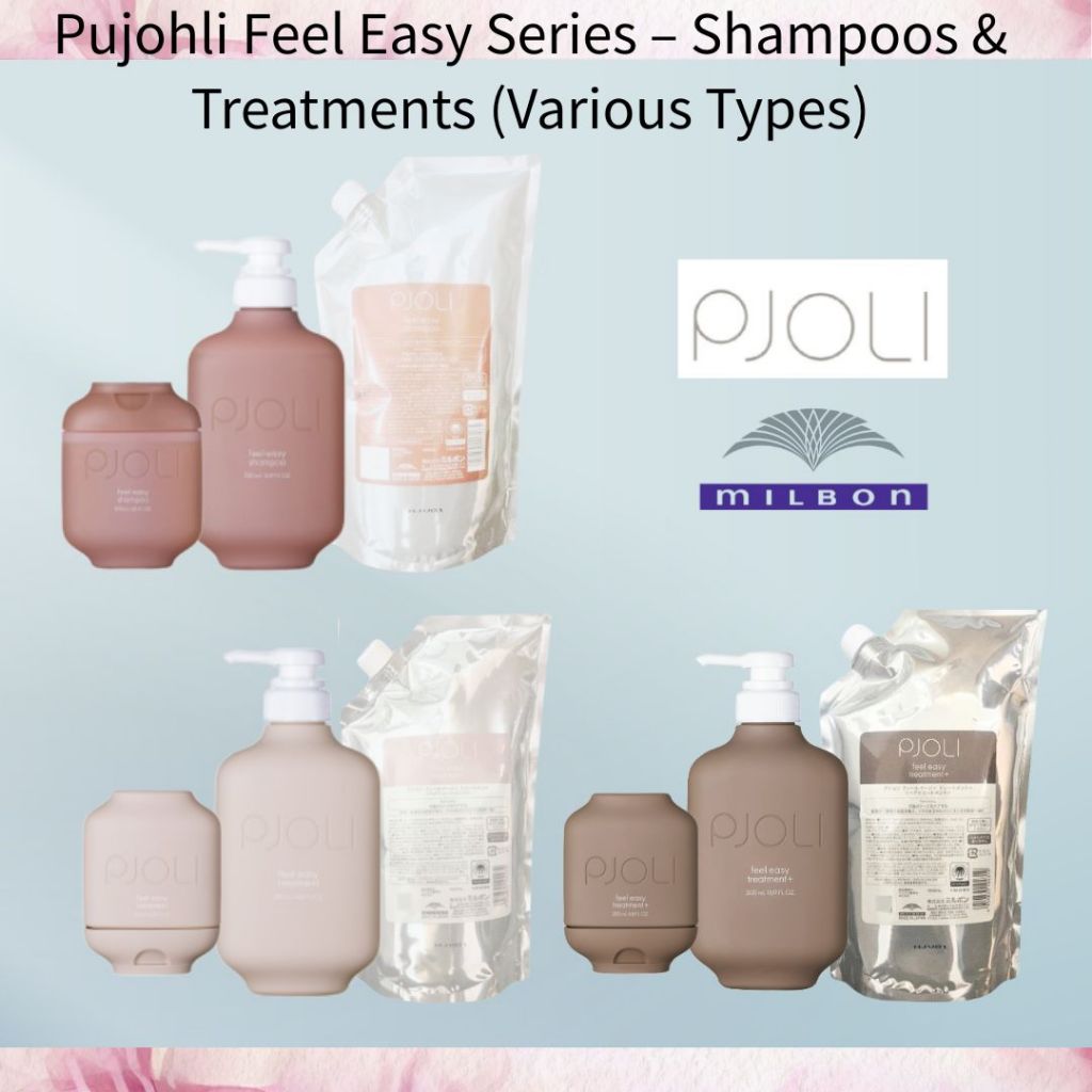 PJOLI Feel Easy Shampoo Treatment & Treatment Plus Set White
