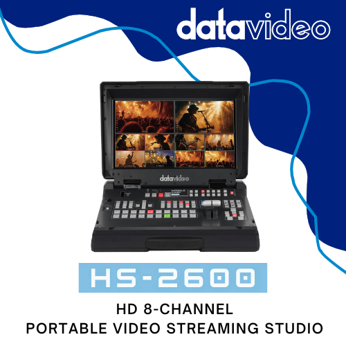 DATAVIDEO HS-2600 HD 8-Channel Portable Video Streaming Studio | Shopee ...