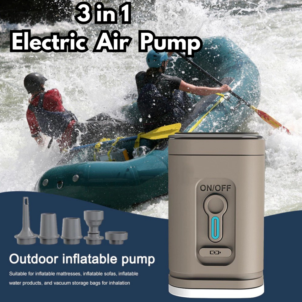 Alpha Borong Rechargeable Tiny Portable Mini Electric Air Pump Quick ...