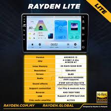 [Rayden Lite ] ZLINK (CARPLAY SYSTEM) # 4 CORE # 4+64 GB DSP System 2 ...
