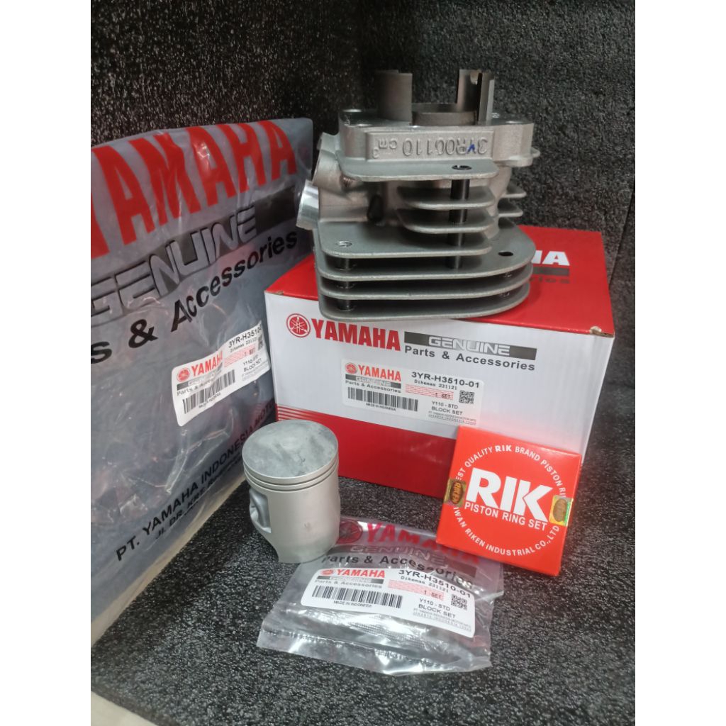 Y110 SS Y110SS SS2 BLOCK CYLINDER BLOK SET STANDARD 110 YAMAHA | Shopee ...