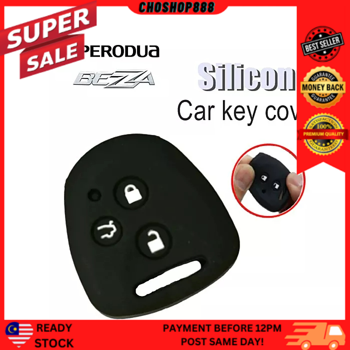 Perodua Bezza / Axia Key Start Remote Silicone Car Key Cover | Shopee ...