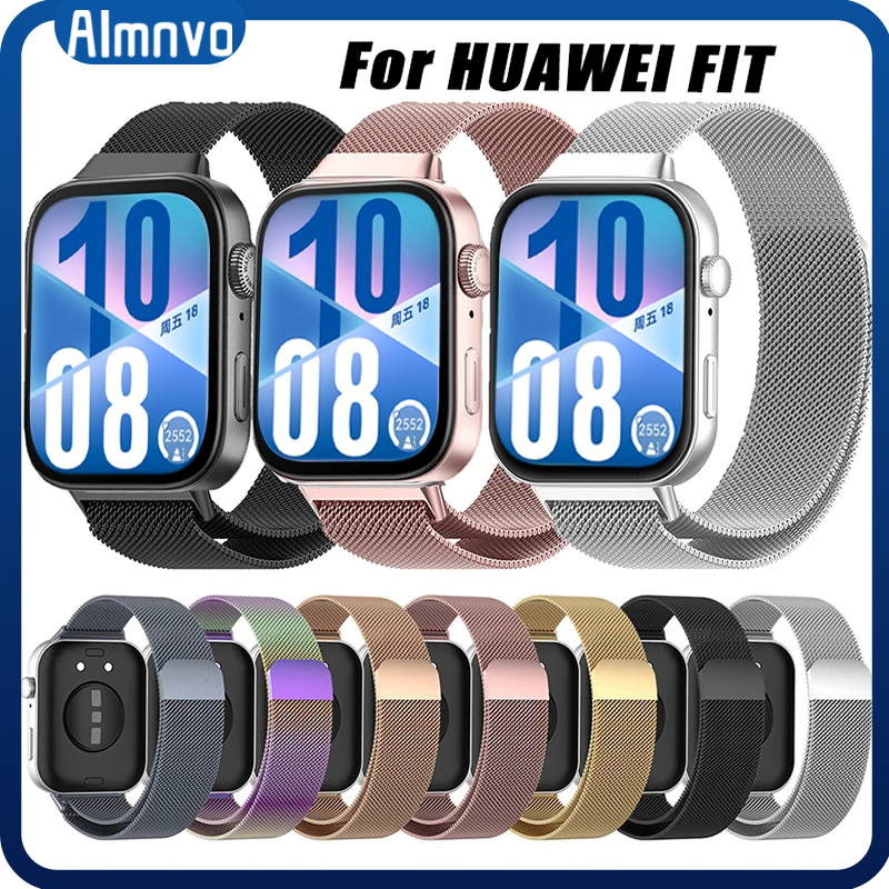 Milanese Loop Strap for Huawei Watch Fit 4/4 Pro Stainless Steel ...