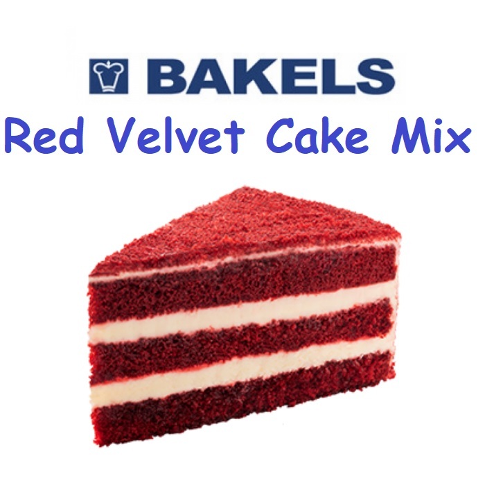 Bakels Premium RED VELVET Cake Mix 500g Tepung Kek Red Velvet (Bake or ...