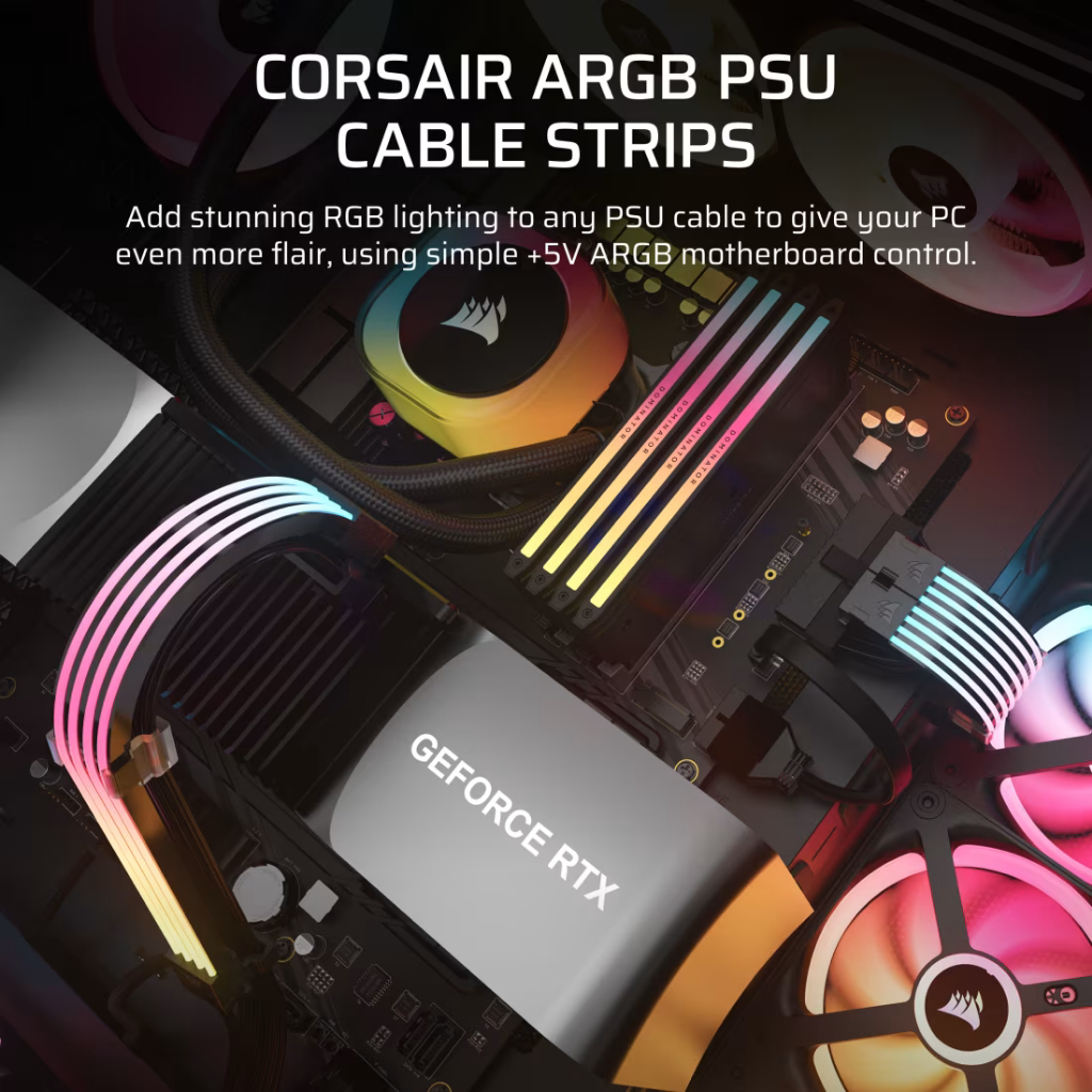 CORSAIR ARGB PSU Cable Strips CP-8920282 | Shopee Malaysia