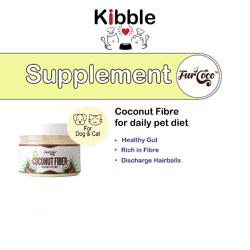 Furcoco Coconut Fiber Organic 120g- Pet Supplemet/Cat Supplement/Dog ...
